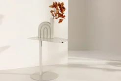 Fjôrd Bijzettafel San Jose Staal Beige