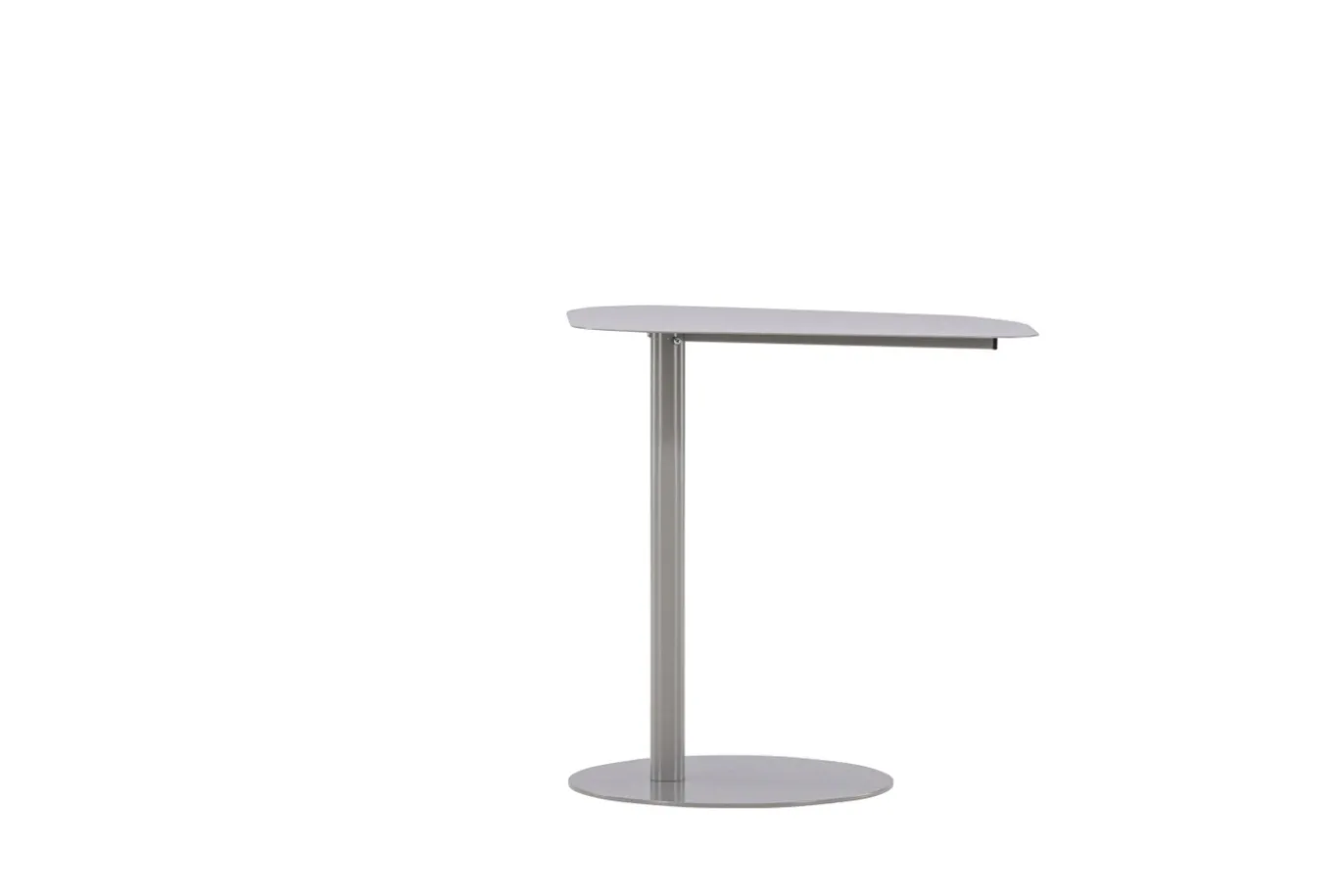Fjôrd Bijzettafel San Jose Staal Lichtgrijs