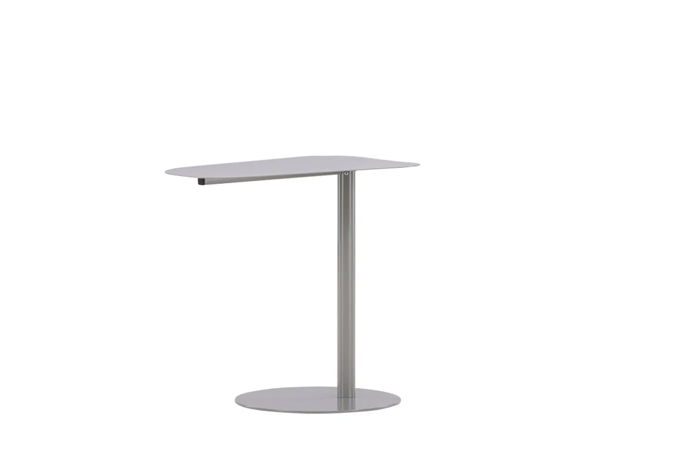 Fjôrd Bijzettafel San Jose Staal Lichtgrijs
