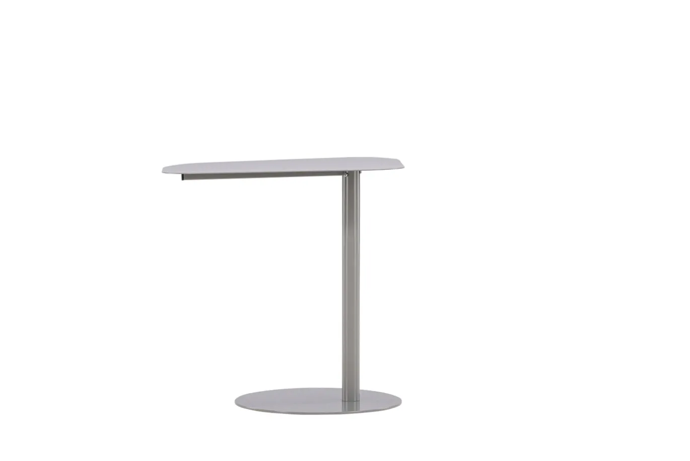 Fjôrd Bijzettafel San Jose Staal Lichtgrijs