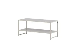 Fjôrd Bijzettafel Staal Staal Beige 102x43cm
