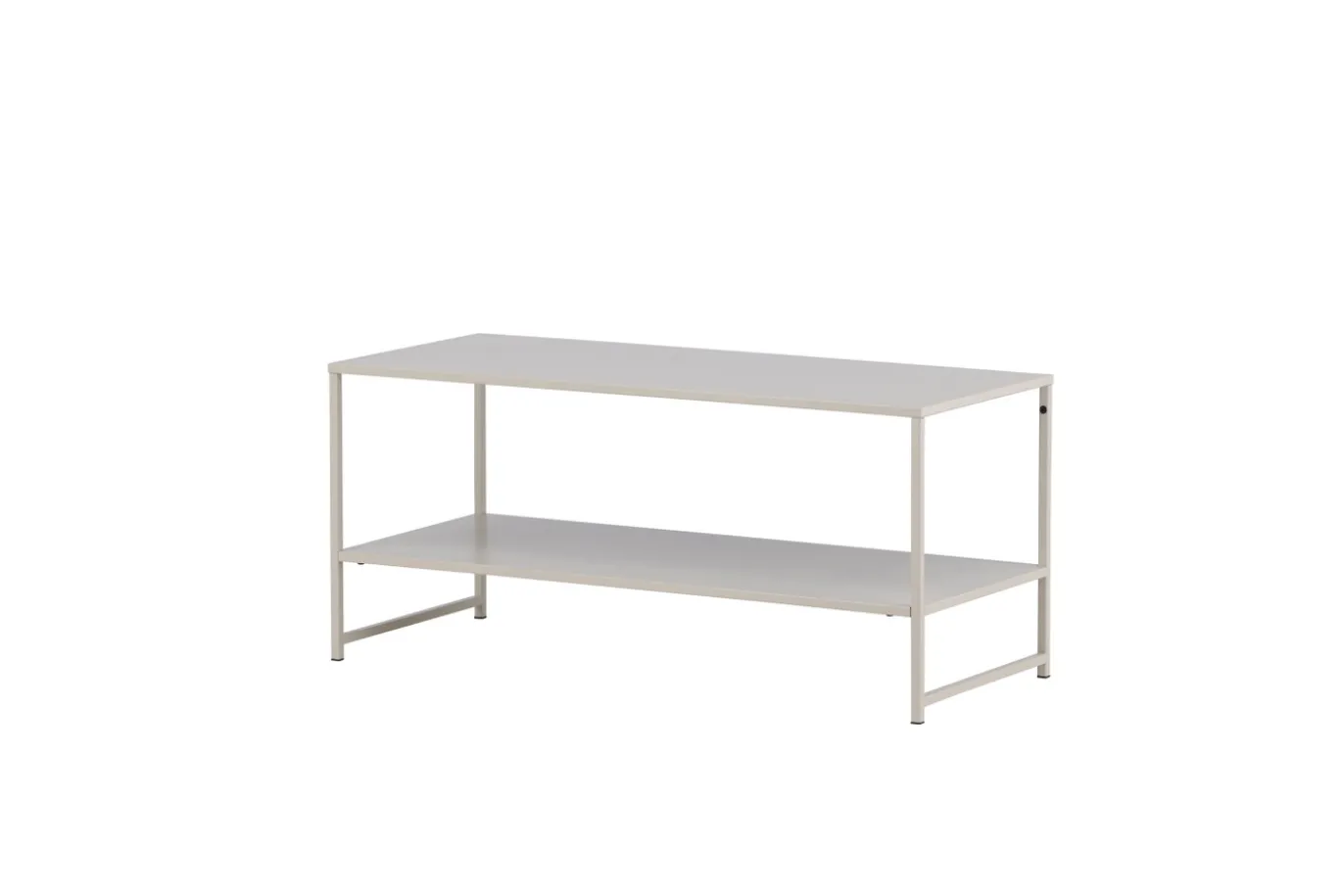 Fjôrd Bijzettafel Staal Staal Beige 102x43cm
