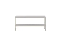 Fjôrd Bijzettafel Staal Staal Beige 102x43cm