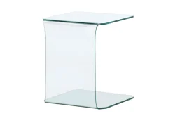 Fjôrd Bijzettafel Telemark Glas Helder 45cm