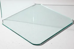 Fjôrd Bijzettafel Telemark Glas Helder 45cm