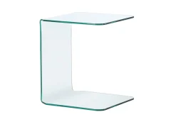 Fjôrd Bijzettafel Telemark Glas Helder 45cm
