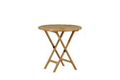 Fjôrd Bistrotafel Cane Ø80cm Rotan Naturel