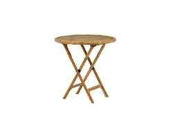 Fjôrd Bistrotafel Cane Ø80cm Rotan Naturel