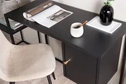 Fjôrd Bureau Bakal Zwart 95x45cm