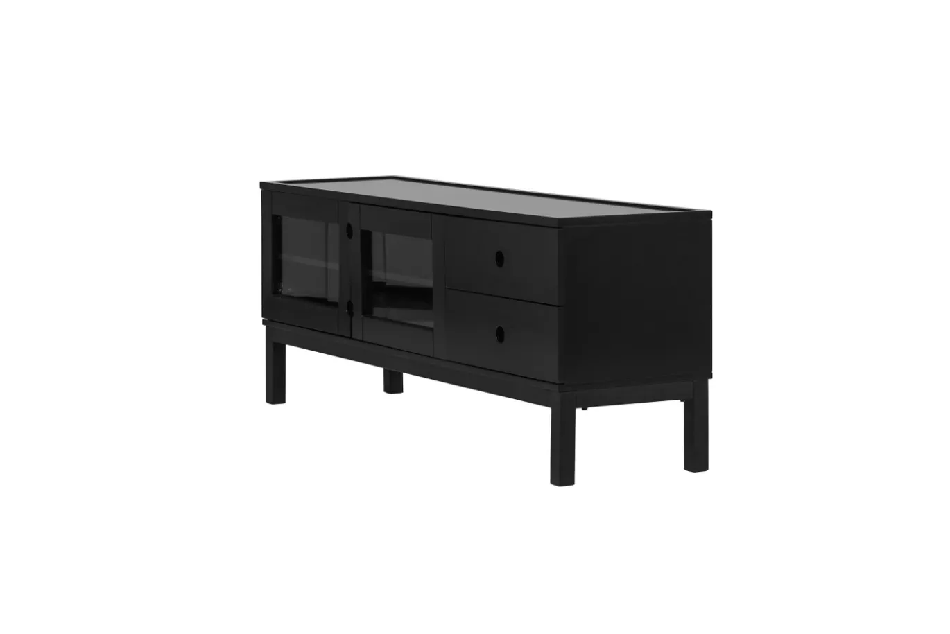 Fjôrd Dressoir Alcoa Mat Zwart Mdf