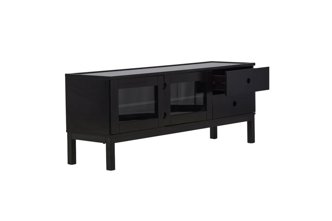 Fjôrd Dressoir Alcoa Mat Zwart Mdf