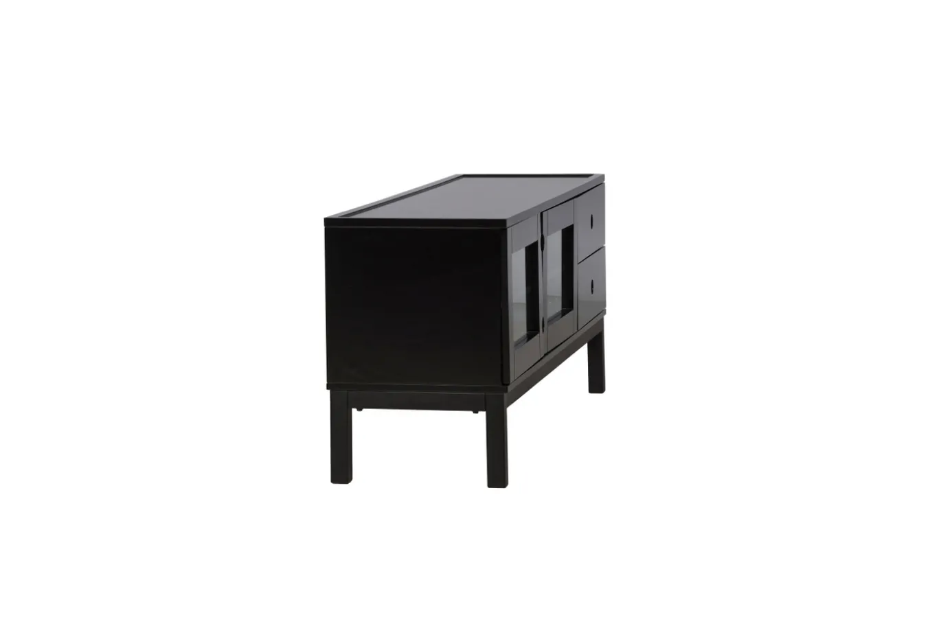 Fjôrd Dressoir Alcoa Mat Zwart Mdf