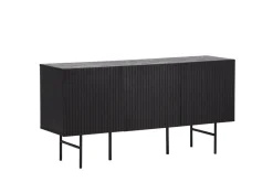 Fjôrd Dressoir Björkön Zwart Eiken Fineer