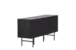 Fjôrd Dressoir Björkön Zwart Eiken Fineer