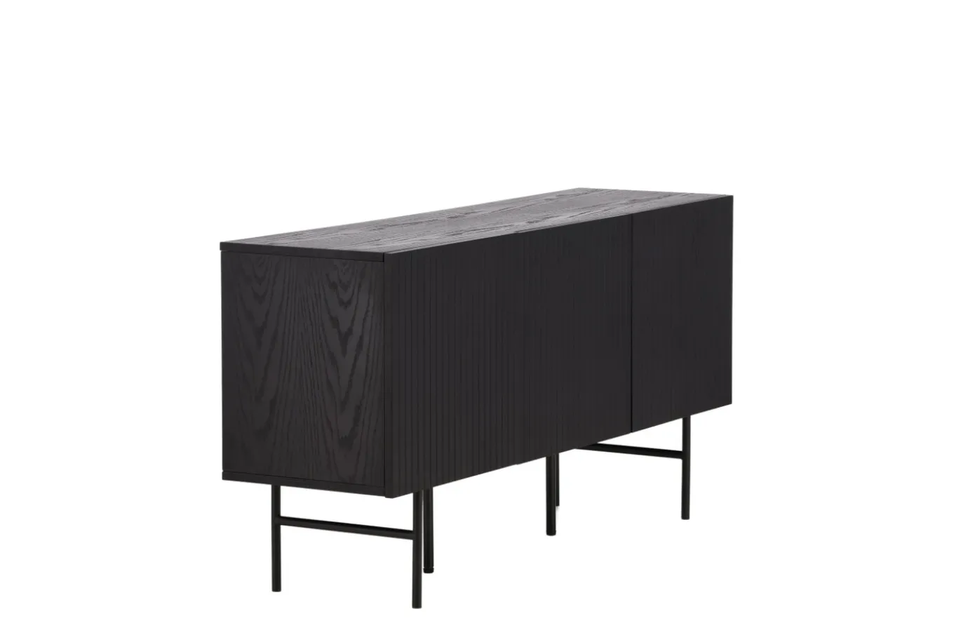 Fjôrd Dressoir Björkön Zwart Eiken Fineer