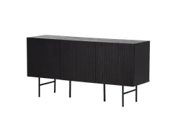 Fjôrd Dressoir Björkön Zwart Eiken Fineer