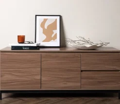 Fjôrd Dressoir Corpus Walnoot 138cm