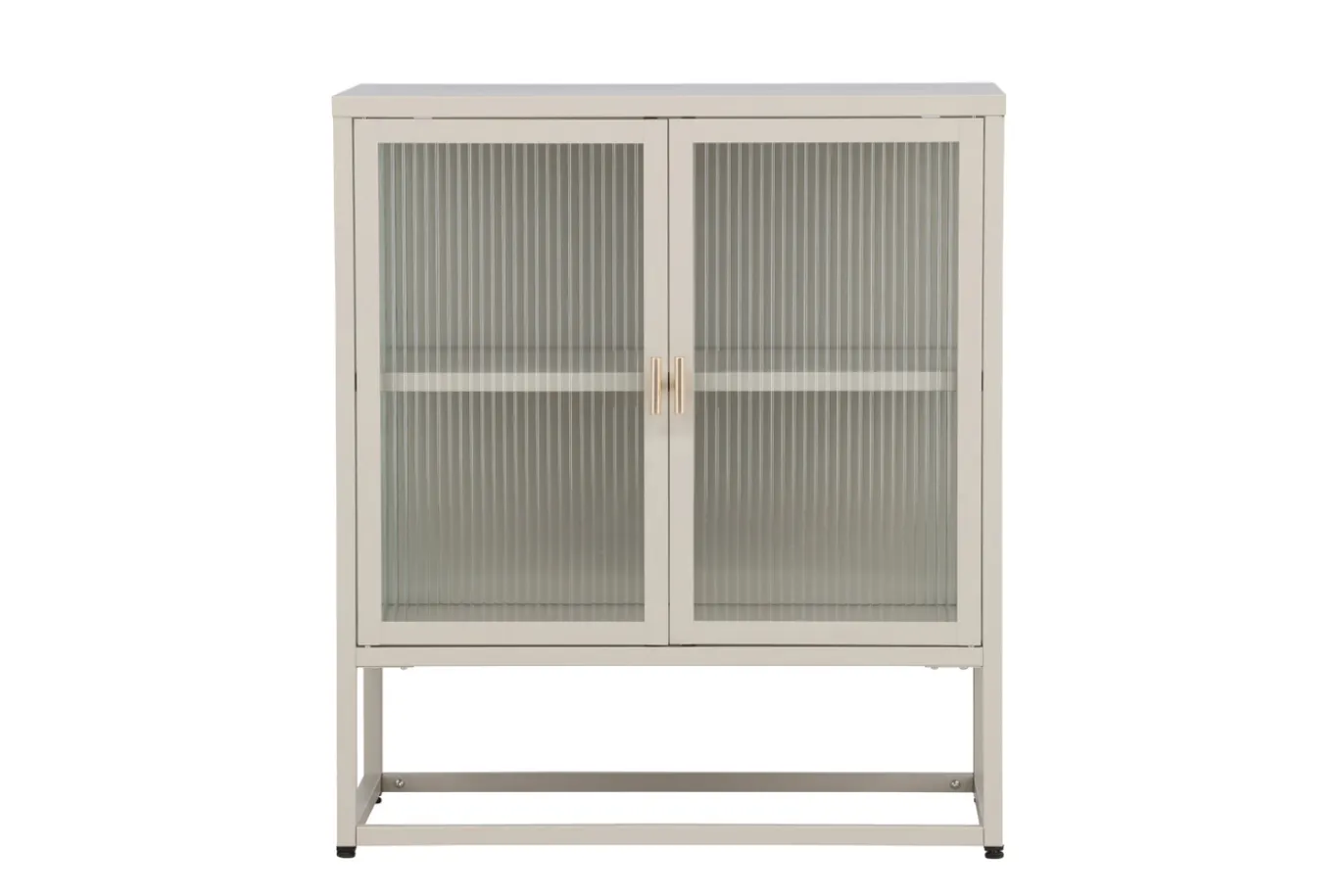 Fjôrd Dressoir Garis Metaal Beige