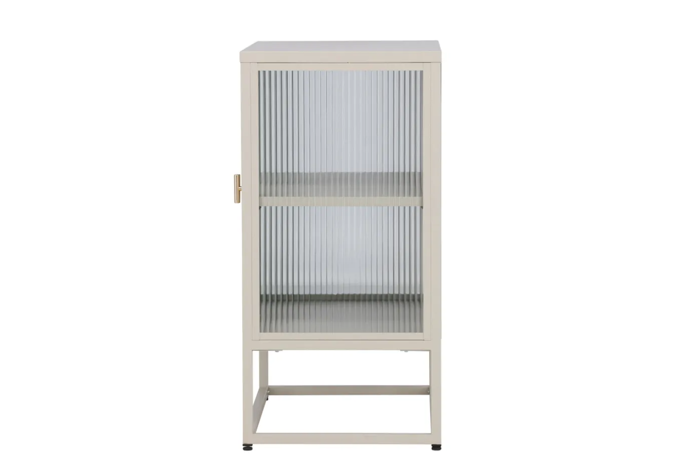 Fjôrd Dressoir Garis Metaal Beige