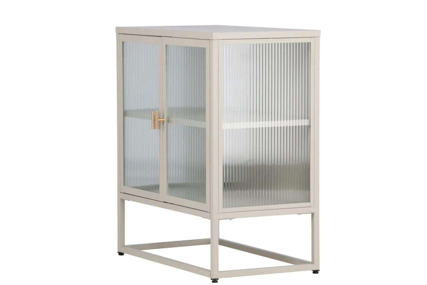 Fjôrd Dressoir Garis Metaal Beige