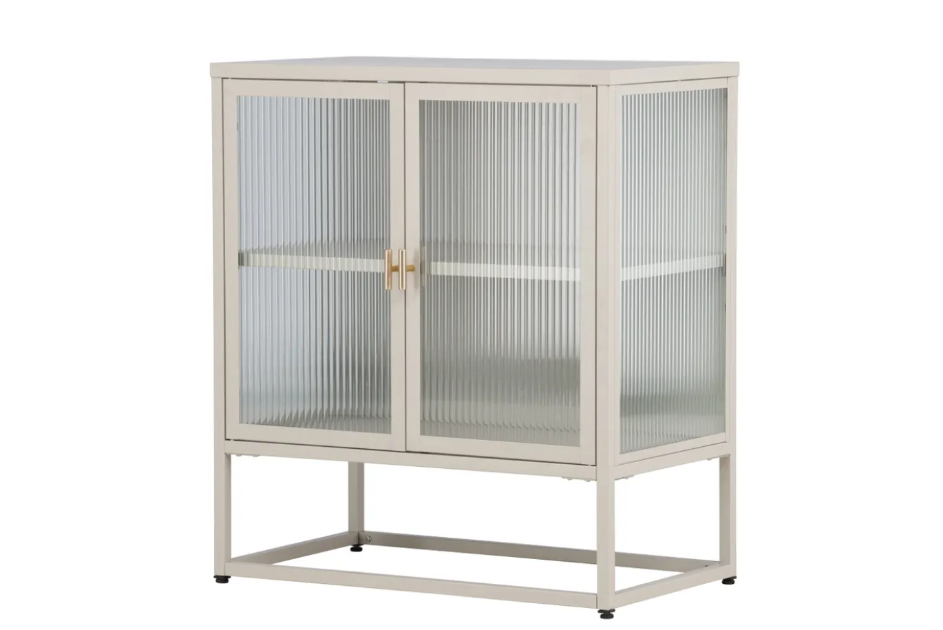 Fjôrd Dressoir Garis Metaal Beige