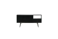 Fjôrd Dressoir Gold Zwart Fineer Brass