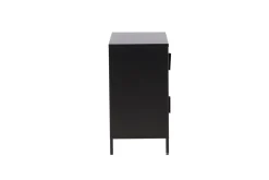 Fjôrd Dressoir Nett Zwart Metaal 90cm