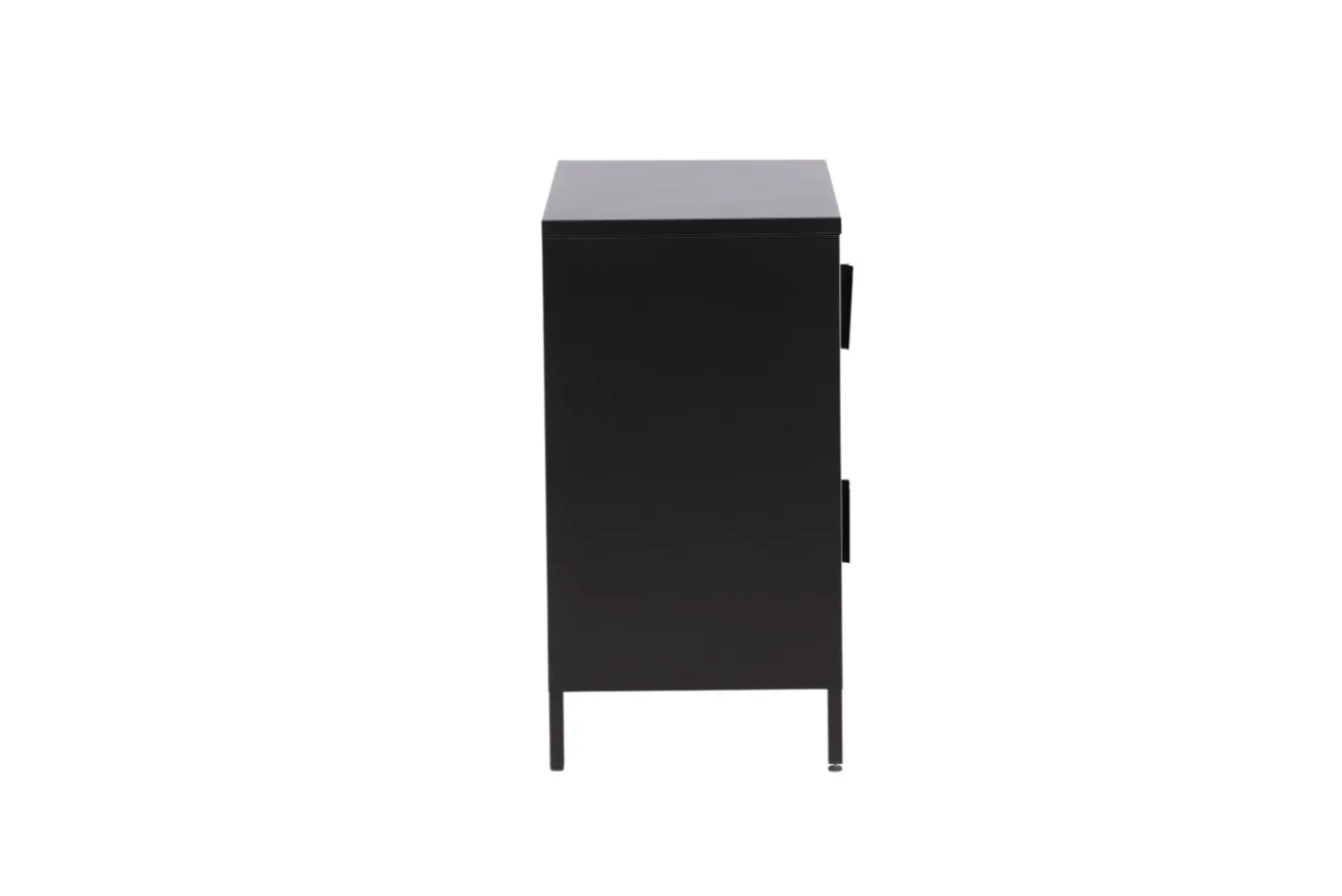 Fjôrd Dressoir Nett Zwart Metaal 90cm