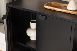 Fjôrd Dressoir Piring Zwart