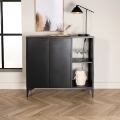 Fjôrd Dressoir Piring Zwart