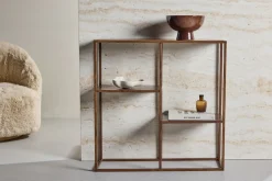 Fjôrd Dressoir Staal Walnoot