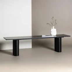 Fjôrd Eetkamerbank Olivia 180cm Zwart