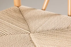 Fjôrd Eetkamerstoel Alfons Naturel/Beige Touw