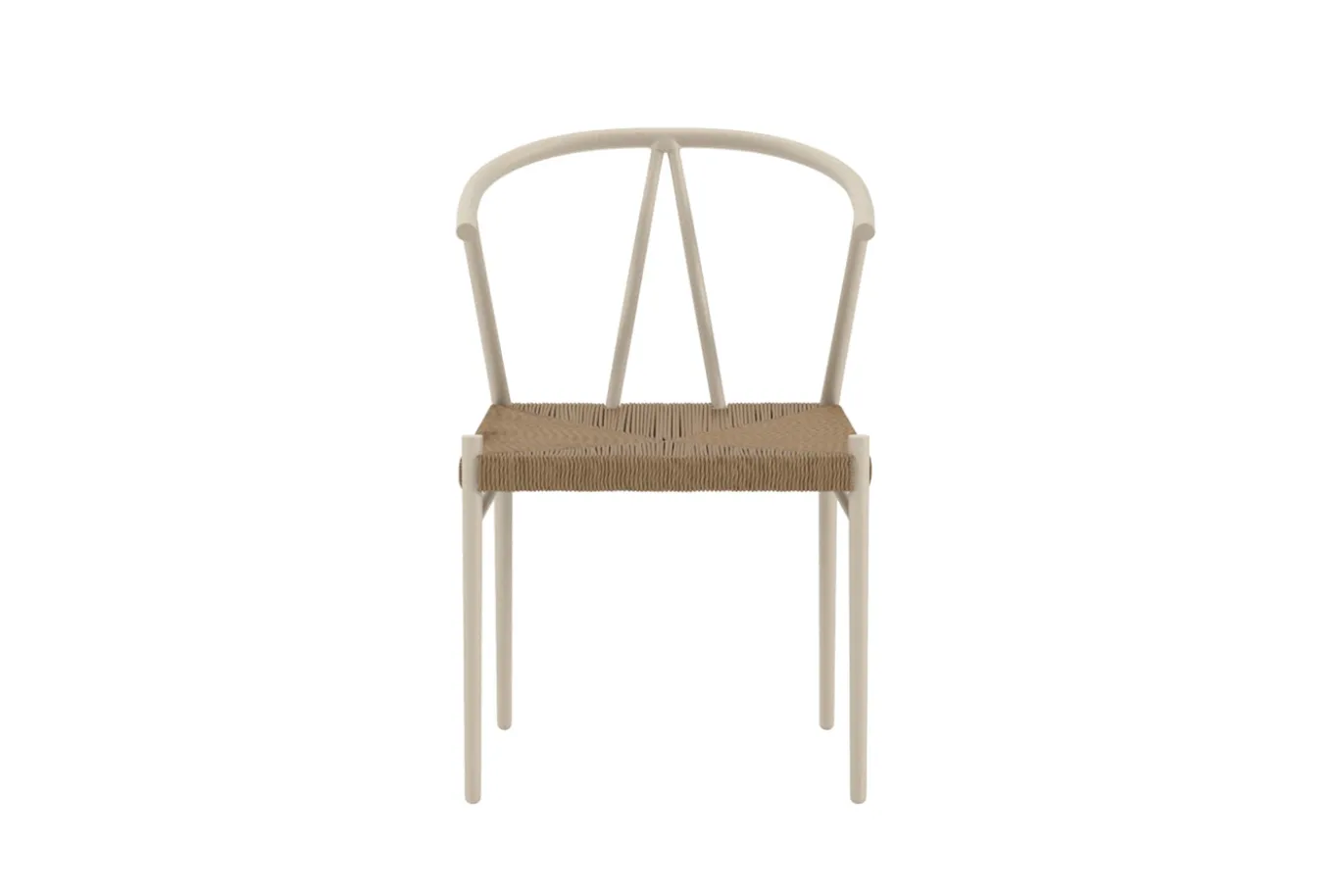 Fjôrd Eetkamerstoel Alfons Staal Beige