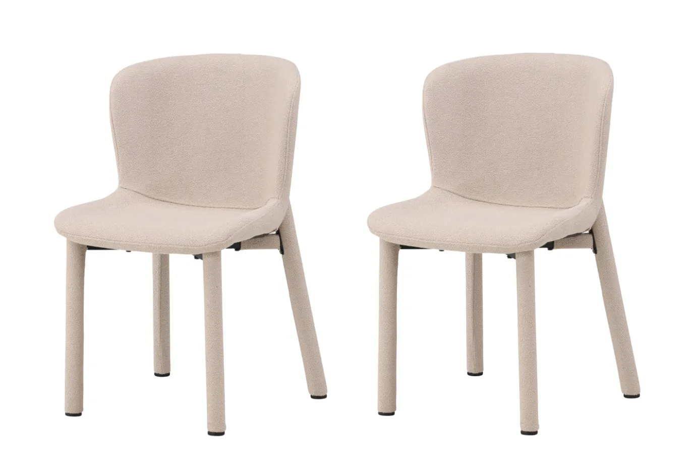 Fjôrd Eetkamerstoel Astoria Beige Bouclé