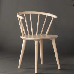 Fjôrd Eetkamerstoel Bobby Rubberhout Beige