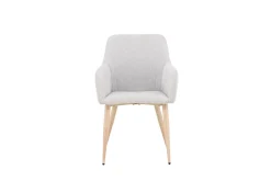 Fjôrd Eetkamerstoel Comfort Eiken/Lichtgrijs