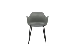Fjôrd Eetkamerstoel Comfort Zwart/Grijs Plastic