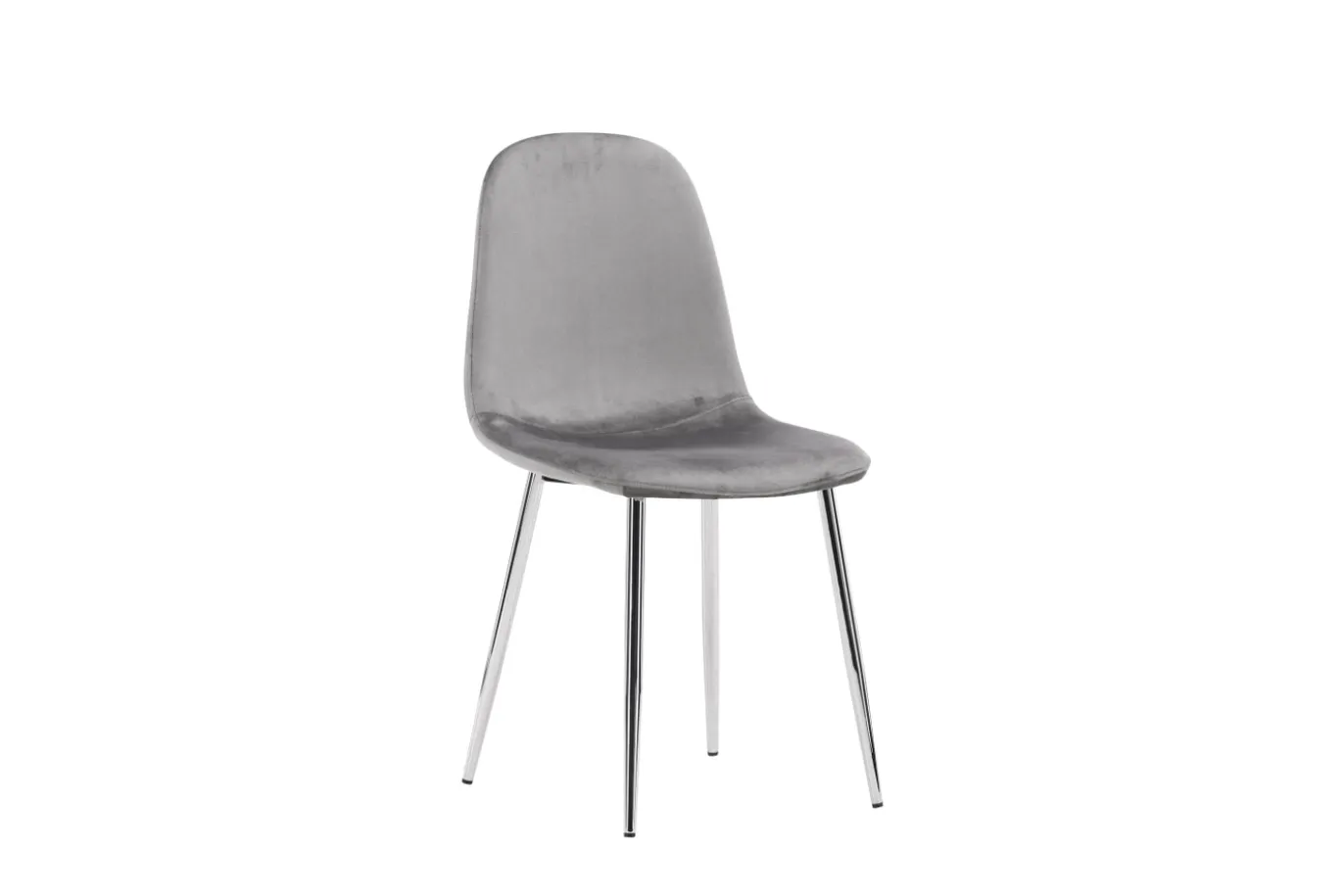 Fjôrd Eetkamerstoel Eva Lichtgrijs Lichtgrijs Velvet