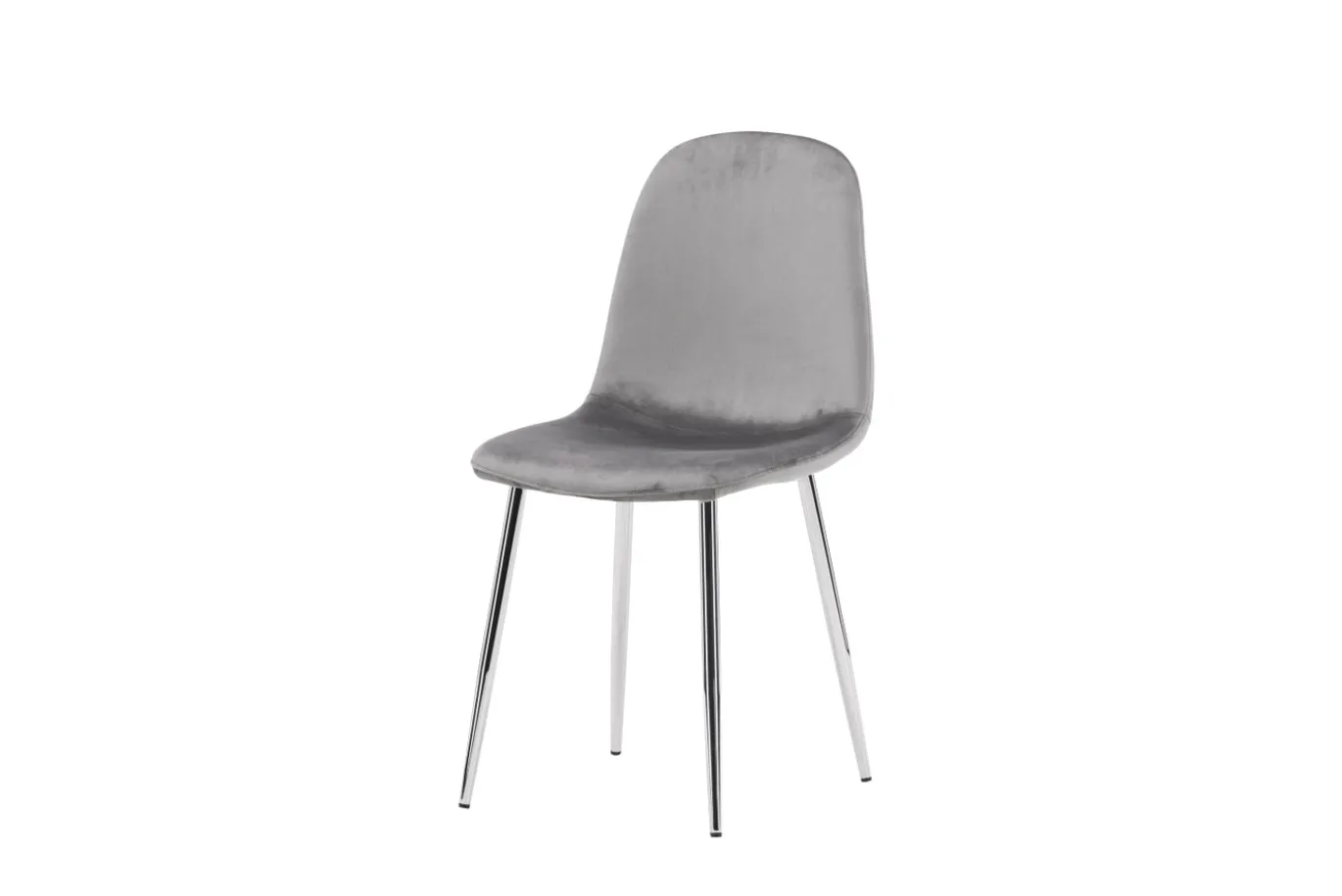 Fjôrd Eetkamerstoel Eva Lichtgrijs Lichtgrijs Velvet