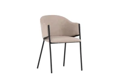 Fjôrd Eetkamerstoel Evelina Zwart/Beige