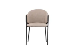 Fjôrd Eetkamerstoel Evelina Zwart/Beige