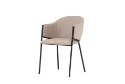 Fjôrd Eetkamerstoel Evelina Zwart/Beige