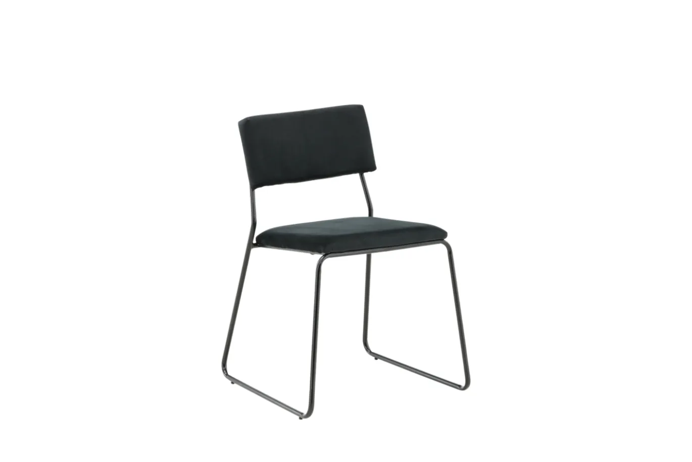 Fjôrd Eetkamerstoel Kenth Zwart Velvet