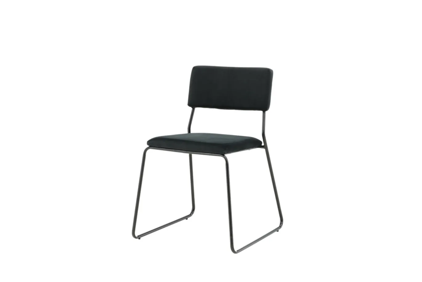 Fjôrd Eetkamerstoel Kenth Zwart Velvet