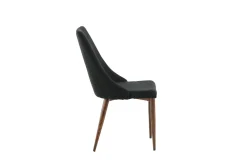 Fjôrd Eetkamerstoel Leone Walnoot/Zwart Stof