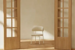 Fjôrd Eetkamerstoel Lillholmen Bouclé Beige