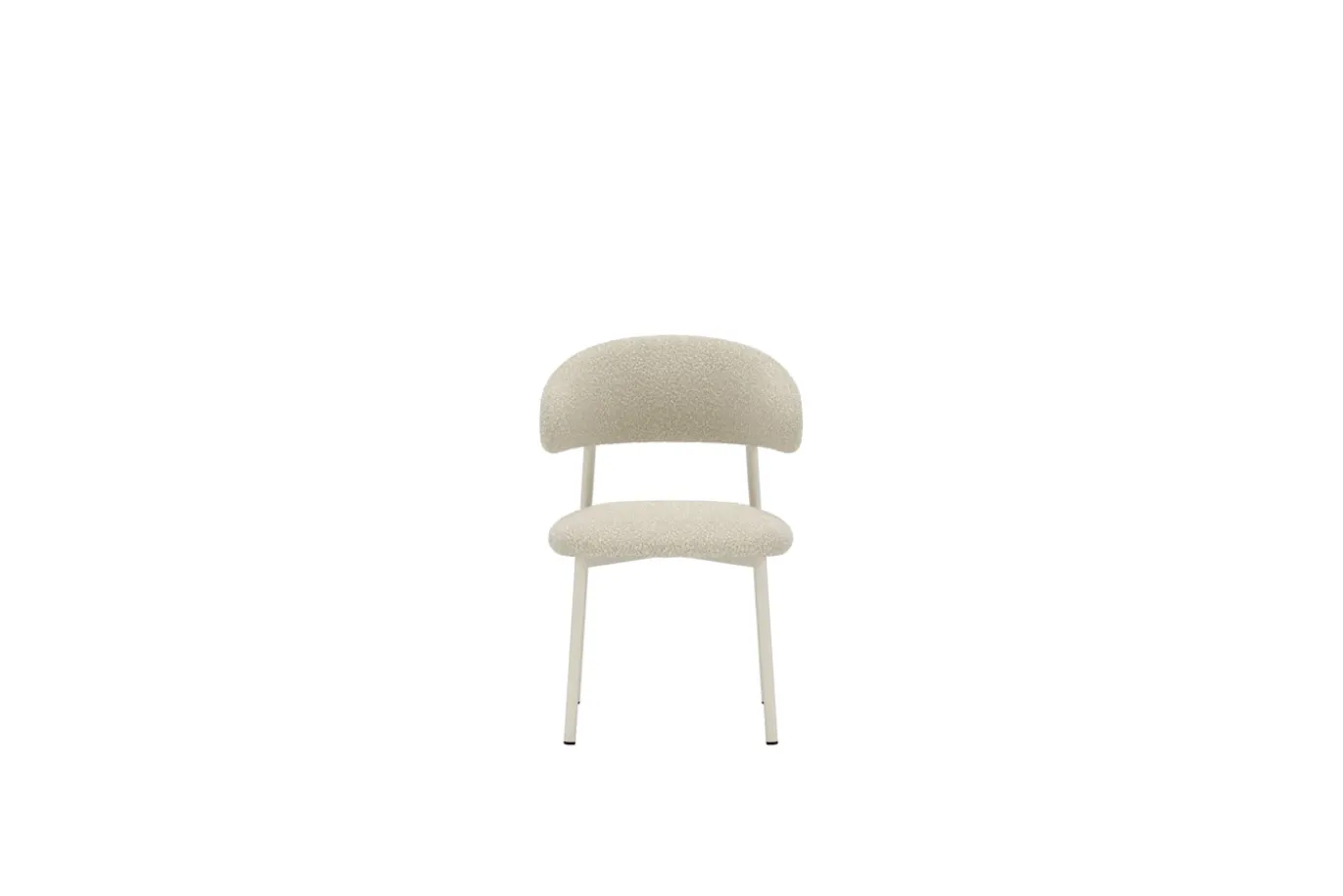 Fjôrd Eetkamerstoel Lillholmen Bouclé Beige