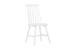 Fjôrd Eetkamerstoel Lönneberga Wit Solid Rubber Hout