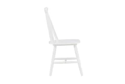 Fjôrd Eetkamerstoel Lönneberga Wit Solid Rubber Hout